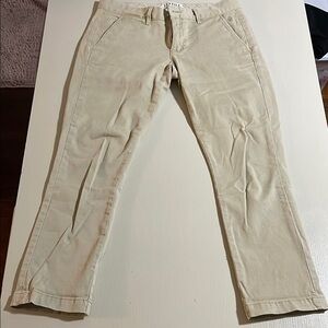 Elizabeth and James Textile Khaki Pants- Size 28